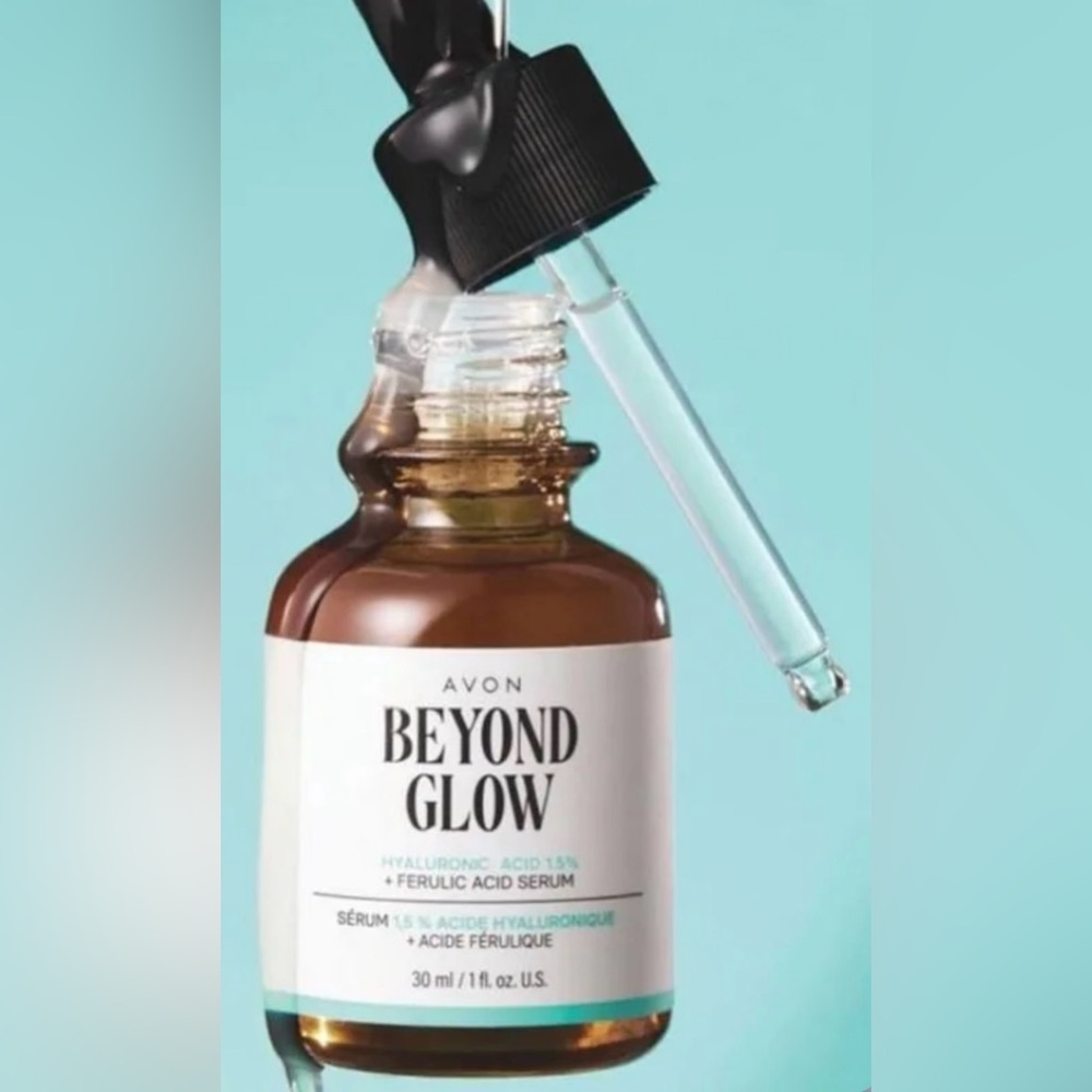 NIB Avon Beyond Glow Hyaluronic Acid 1.5% + Ferulic Acid Serum 1 fl. oz.‎